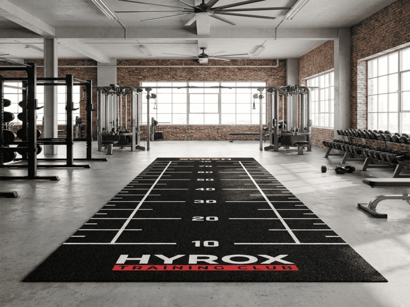 гибридное напольное покрытие для тренажерного зала